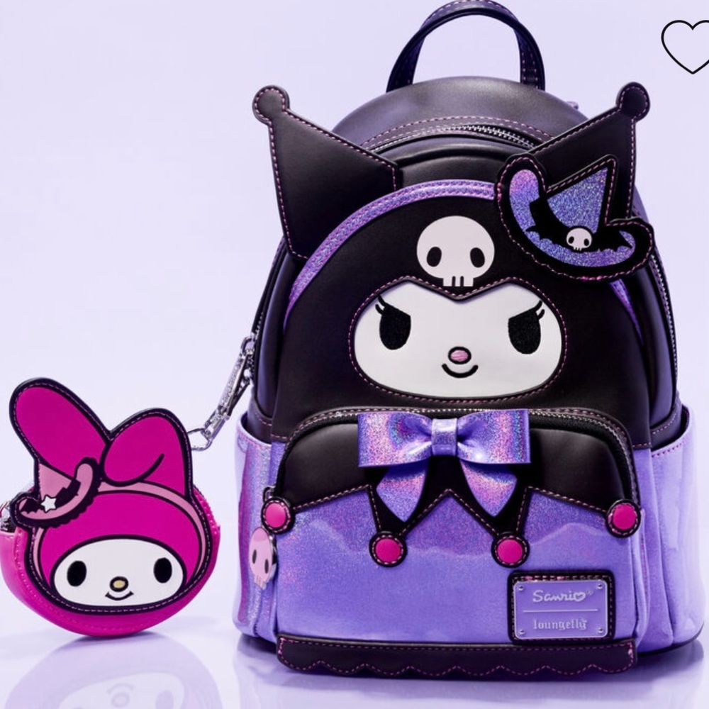 Kuromi Witch Mini Cosplay Backpack